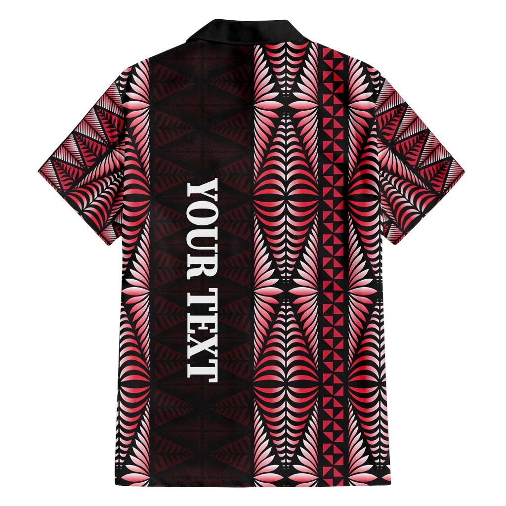 Tonga Rugby Personalised Family Matching Puletasi and Hawaiian Shirt 2025 Mate Maa Tonga Ngatu Motif LT14 - Polynesian Pride