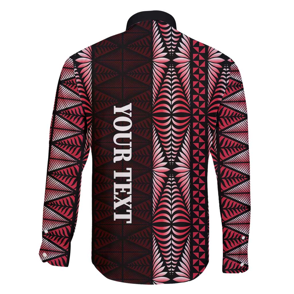 Tonga Rugby Personalised Family Matching Short Sleeve Bodycon Dress and Hawaiian Shirt 2025 Mate Maa Tonga Ngatu Motif LT14 - Polynesian Pride