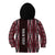 Tonga Rugby Personalised Kid Hoodie 2025 Mate Maa Tonga Ngatu Motif - Polynesian Pride