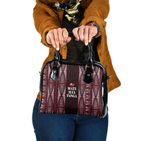 Tonga Rugby Shoulder Handbag 2025 Mate Maa Tonga Ngatu Motif LT14 One Size Red - Polynesian Pride