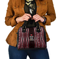 Tonga Rugby Shoulder Handbag 2025 Mate Maa Tonga Ngatu Motif LT14 - Polynesian Pride