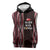 Tonga Rugby Personalised Sleeveless Zip Hoodie 2025 Mate Maa Tonga Ngatu Motif - Polynesian Pride