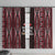 Tonga Rugby Window Curtain 2025 Mate Maa Tonga Ngatu Motif - Polynesian Pride