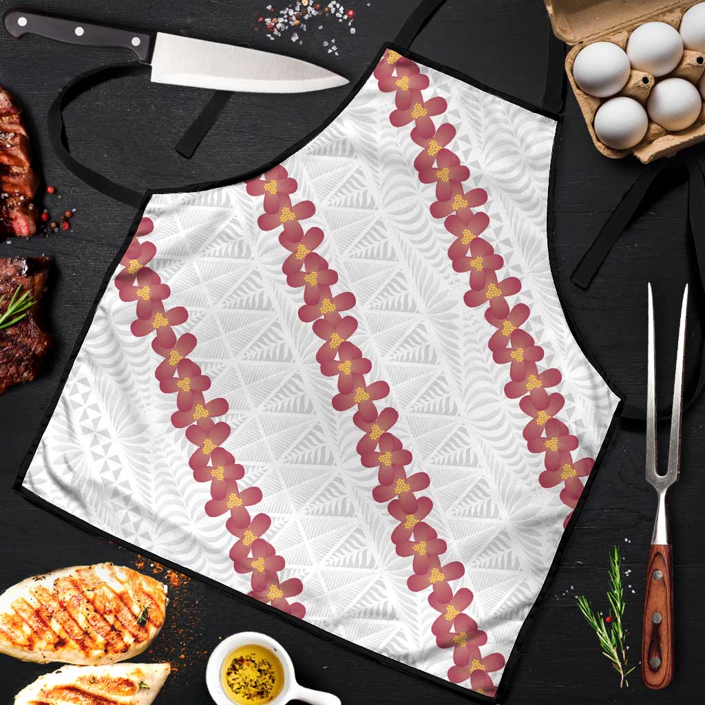White Sunday Tonga Fakame Apron Tongan Ngatu Heilala Lei - Polynesian Pride