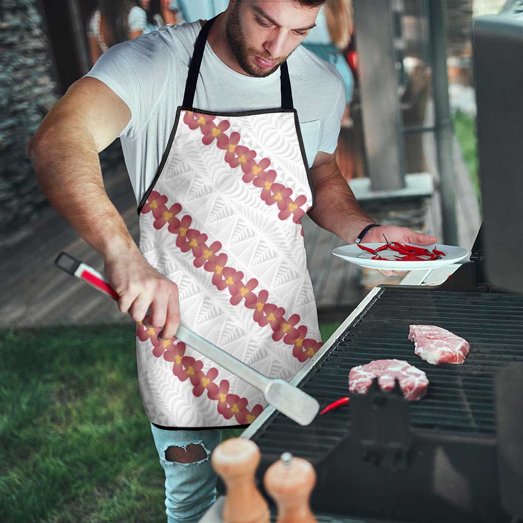 White Sunday Tonga Fakame Apron Tongan Ngatu Heilala Lei - Polynesian Pride