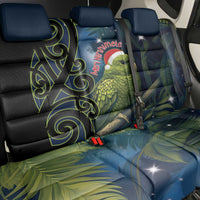 New Zealand Christmas Back Car Seat Cover Cute Kakapo Meri Kirihimete Maori Koru LT14 - Polynesian Pride