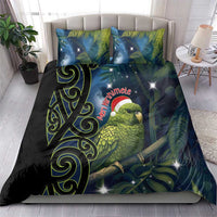 New Zealand Christmas Bedding Set Cute Kakapo Meri Kirihimete Maori Koru LT14 - Polynesian Pride