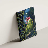New Zealand Christmas Canvas Wall Art Cute Kakapo Meri Kirihimete Maori Koru LT14 - Polynesian Pride