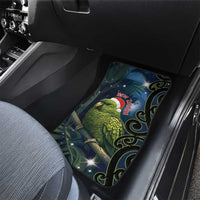New Zealand Christmas Car Mats Cute Kakapo Meri Kirihimete Maori Koru LT14 - Polynesian Pride