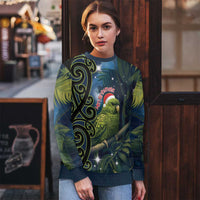 New Zealand Christmas Ugly Christmas Sweater Cute Kakapo Meri Kirihimete Maori Koru LT14 - Polynesian Pride