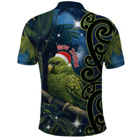 New Zealand Christmas Polo Shirt Cute Kakapo Meri Kirihimete Maori Koru LT14 - Polynesian Pride