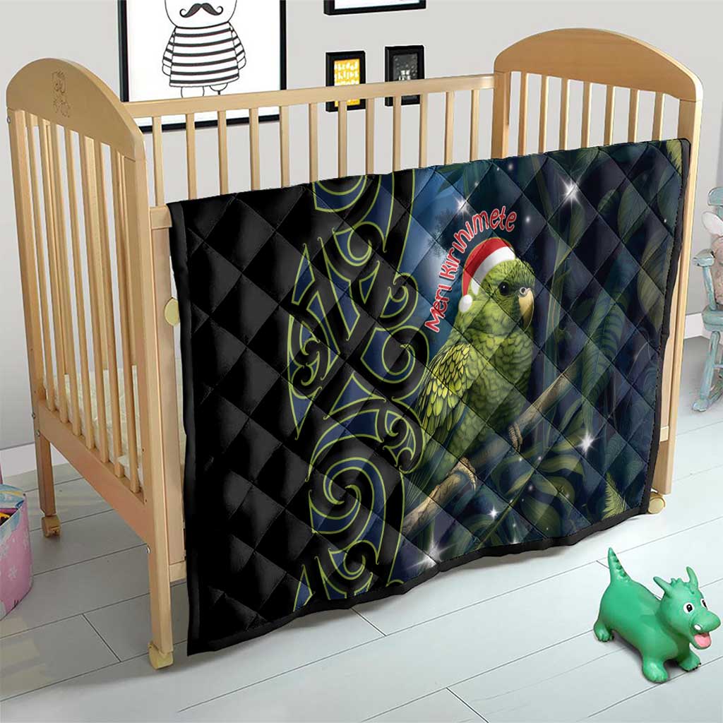 New Zealand Christmas Quilt Cute Kakapo Meri Kirihimete Maori Koru LT14 - Polynesian Pride