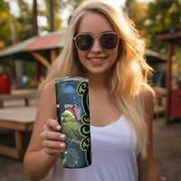 New Zealand Christmas Skinny Tumbler Cute Kakapo Meri Kirihimete Maori Koru LT14 - Polynesian Pride