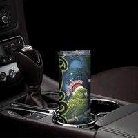 New Zealand Christmas Skinny Tumbler Cute Kakapo Meri Kirihimete Maori Koru LT14 - Polynesian Pride