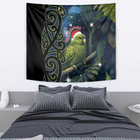 New Zealand Christmas Tapestry Cute Kakapo Meri Kirihimete Maori Koru LT14 - Polynesian Pride