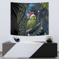 New Zealand Christmas Tapestry Cute Kakapo Meri Kirihimete Maori Koru LT14 - Polynesian Pride