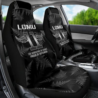 New Zealand Silver Fern Rugby Car Seat Cover Aotearoa Godfather Proud Gone But Never Forgotten LT14 - Polynesian Pride