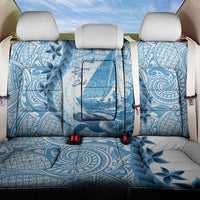 New Zealand Sailing Back Car Seat Cover Aotearoa Yacht Racing - Born To Sail LT14 One Size Blue - Polynesian Pride