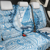 New Zealand Sailing Back Car Seat Cover Aotearoa Yacht Racing - Born To Sail LT14 - Polynesian Pride