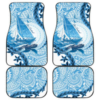 New Zealand Sailing Car Mats Aotearoa Yacht Racing - Born To Sail LT14 - Polynesian Pride