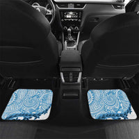 New Zealand Sailing Car Mats Aotearoa Yacht Racing - Born To Sail LT14 Set 2pcs - Back Blue - Polynesian Pride
