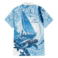 New Zealand Sailing Family Matching Summer Maxi Dress and Hawaiian Shirt Aotearoa Yacht Racing - Born To Sail LT14 - Polynesian Pride
