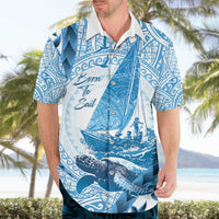 New Zealand Sailing Hawaiian Shirt Aotearoa Yacht Racing - Born To Sail LT14 - Polynesian Pride