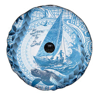 New Zealand Sailing Spare Tire Cover Aotearoa Yacht Racing - Born To Sail LT14 - Polynesian Pride