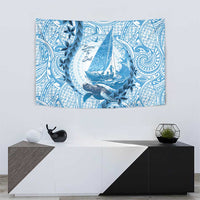 New Zealand Sailing Tapestry Aotearoa Yacht Racing - Born To Sail LT14 - Polynesian Pride