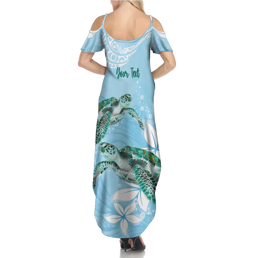 Personalised Polynesia Valentine's Day Family Matching Summer Maxi Dress and Hawaiian Shirt SeaTurtle Couple Polynesian - Fairy Sparkles Color LT14 - Polynesian Pride