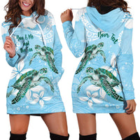 Personalised Polynesia Valentine's Day Hoodie Dress SeaTurtle Couple Polynesian - Fairy Sparkles Color LT14 - Polynesian Pride