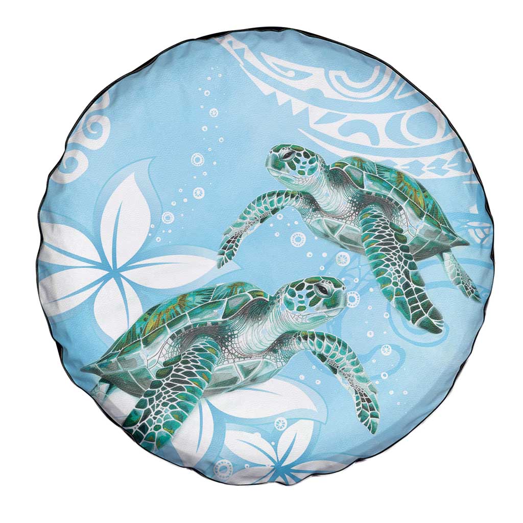 Polynesia Valentine's Day Spare Tire Cover SeaTurtle Couple Polynesian - Fairy Sparkles Color LT14 - Polynesian Pride