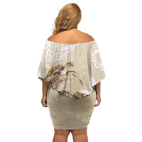Happy Valentine's Day Polynesia Family Matching Off Shoulder Short Dress and Hawaiian Shirt SeaTurtle Couple Polynesian - Pollinate Color LT14 - Polynesian Pride