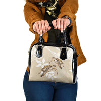 Happy Valentine's Day Polynesia Shoulder Handbag SeaTurtle Couple Polynesian - Pollinate Color LT14 One Size Beige - Polynesian Pride