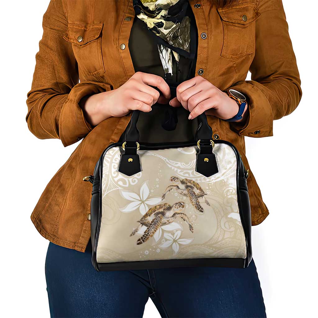 Happy Valentine's Day Polynesia Shoulder Handbag SeaTurtle Couple Polynesian - Pollinate Color LT14 - Polynesian Pride