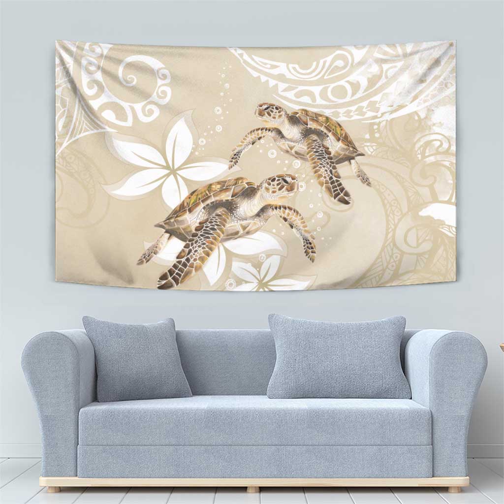Happy Valentine's Day Polynesia Tapestry SeaTurtle Couple Polynesian - Pollinate Color LT14 - Polynesian Pride