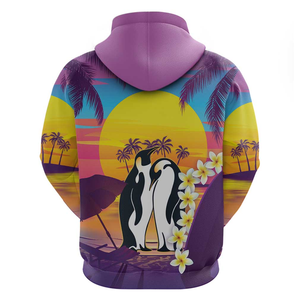 Hawaii Penguin Couple Hoodie You Are My Valentine - Tropical Sunset Vibes LT14 - Polynesian Pride