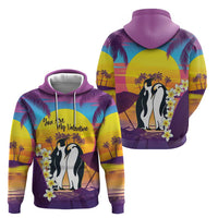 Hawaii Penguin Couple Hoodie You Are My Valentine - Tropical Sunset Vibes LT14 - Polynesian Pride