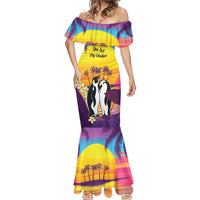 Hawaii Penguin Couple Mermaid Dress You Are My Valentine - Tropical Sunset Vibes LT14 - Polynesian Pride