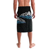 New Zealand Matariki Lavalava Maori New Year Silver Fern And Lizard - Turquosie LT14 - Polynesian Pride