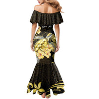 Personalised Aloha Hawaii Oahu Island Mermaid Dress Gathering Place Sea Turtle Ilima Flowers LT14 - Polynesian Pride