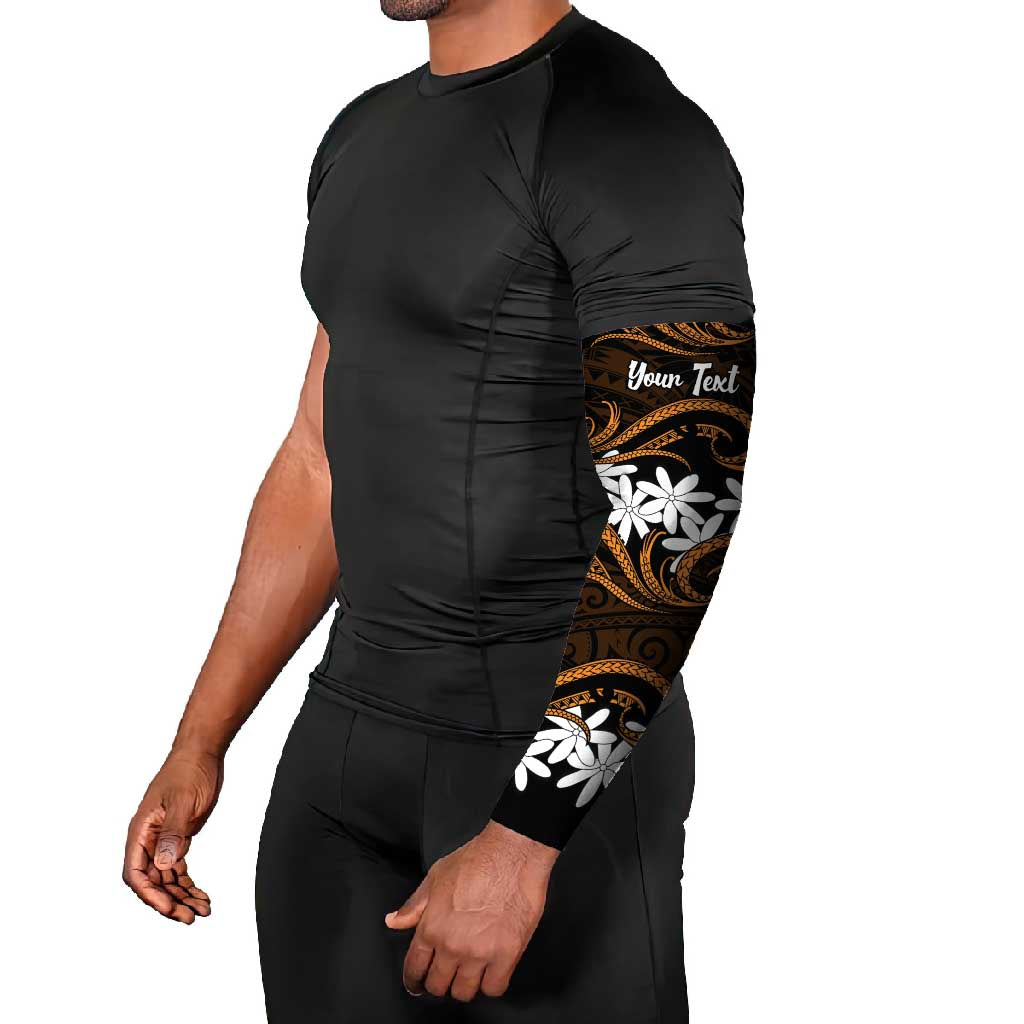 Personalised Cook Islands Rakahanga Arm Sleeves Tiare Maori Polynesian Waves Tattoo LT14 - Polynesian Pride
