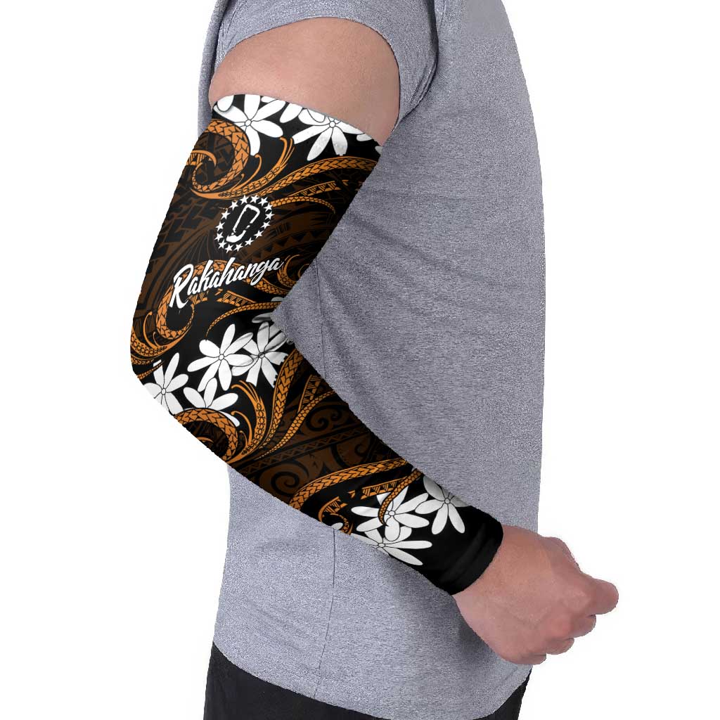 Personalised Cook Islands Rakahanga Arm Sleeves Tiare Maori Polynesian Waves Tattoo LT14 - Polynesian Pride