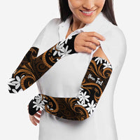 Personalised Cook Islands Rakahanga Arm Sleeves Tiare Maori Polynesian Waves Tattoo LT14 - Polynesian Pride