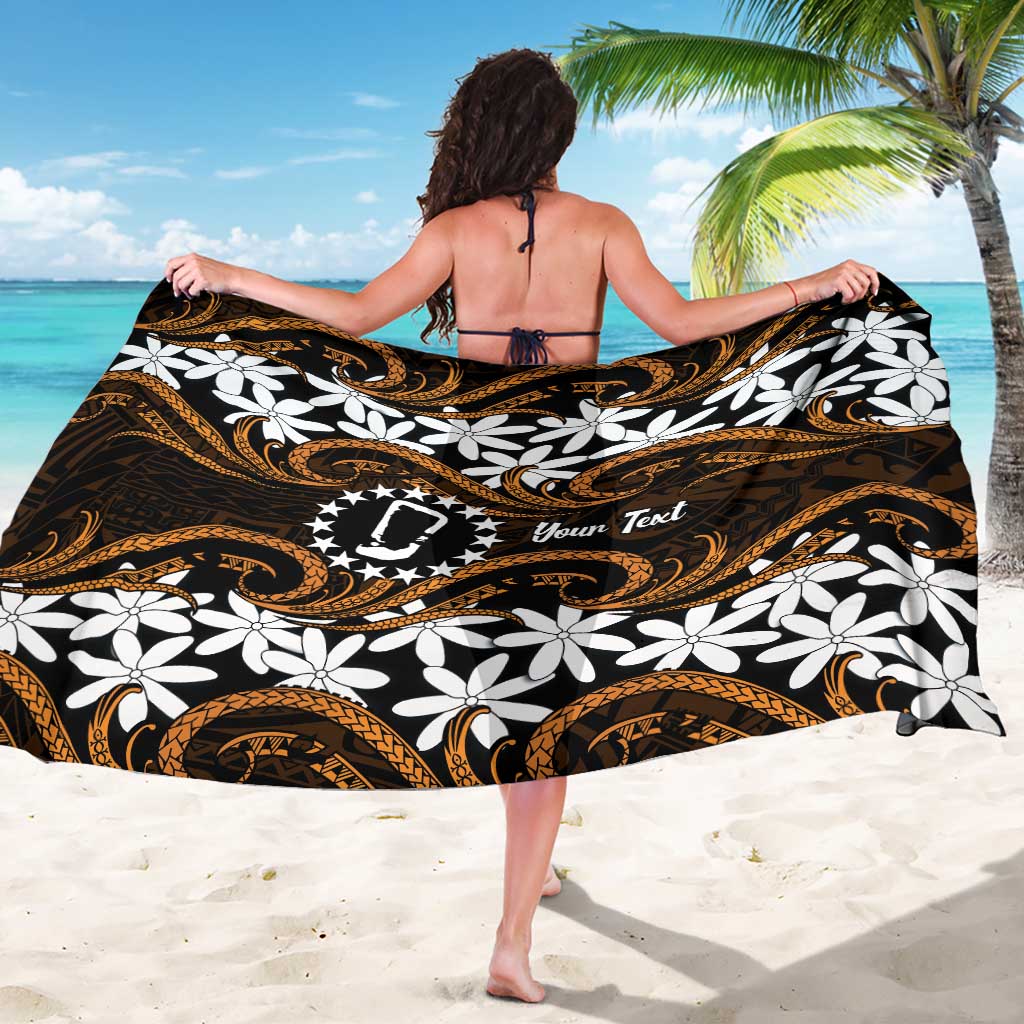Personalised Cook Islands Rakahanga Sarong Tiare Maori Polynesian Waves Tattoo