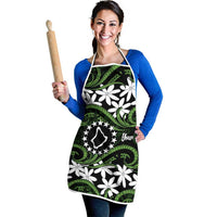 Personalised Cook Islands Palmerston Apron Tiare Maori Polynesian Waves Tattoo