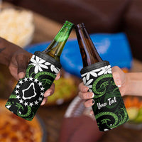 Personalised Cook Islands Palmerston 4 in 1 Can Cooler Tumbler Tiare Maori Polynesian Waves Tattoo LT14 - Polynesian Pride