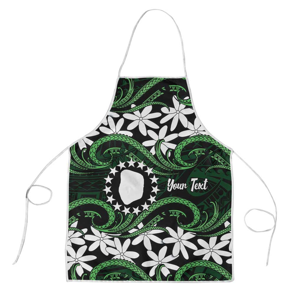 Personalised Cook Islands Mitiaro Apron Tiare Maori Polynesian Waves Tattoo