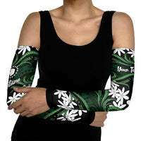 Personalised Cook Islands Mitiaro Arm Sleeves Tiare Maori Polynesian Waves Tattoo