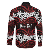 Personalised Cook Islands Atiu Enuamanu Family Matching Short Sleeve Bodycon Dress and Hawaiian Shirt Tiare Maori Polynesian Waves Tattoo LT14 - Polynesian Pride